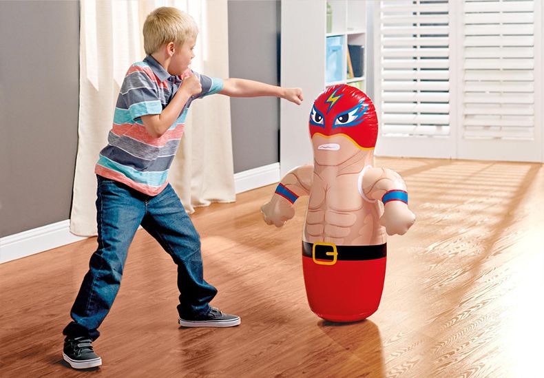 INTEX Inflatable untoppleable Toy for Babies, large size, children, boxing exercise, Inflatable educational toy 44672 pic 3