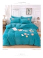 The 4-piece set of warm bedding with milk velvet embroidery is in full bloom Application Scenario