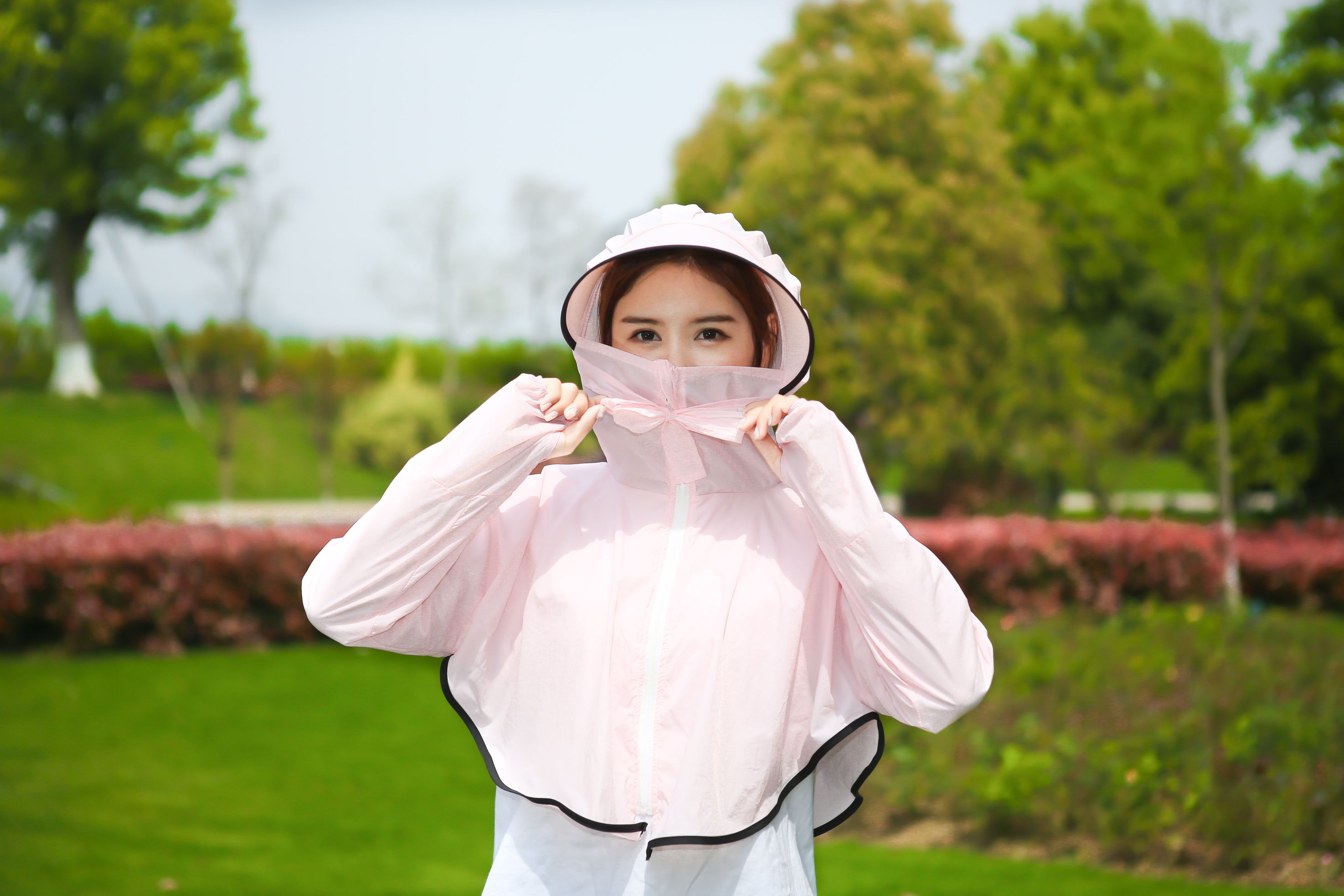 Nylon Hooded Sunscreen details Picture