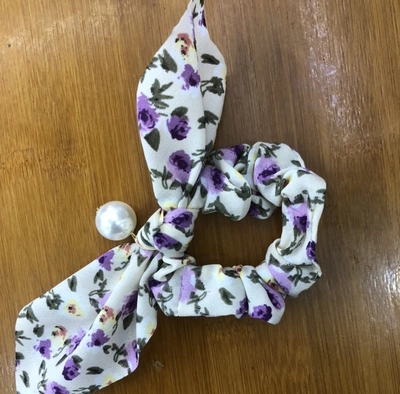 Chiffon Floral Bow With Pearl Colon Ring Port Chen Jewelry Port Chen Jewelry