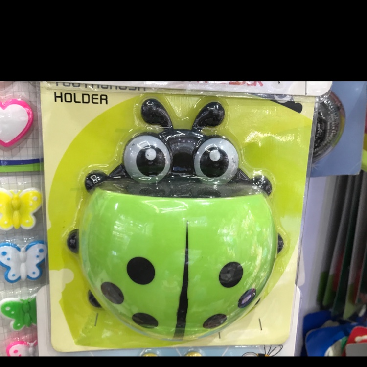 瓢虫牙刷架