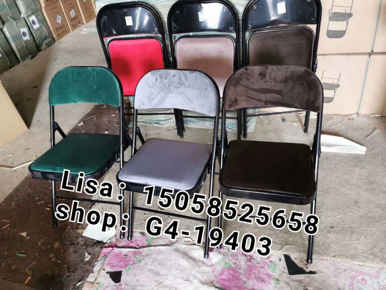 供应折叠椅 靠背椅子 简约办公椅 会议椅子 培训椅租赁排椅电脑椅详情图8