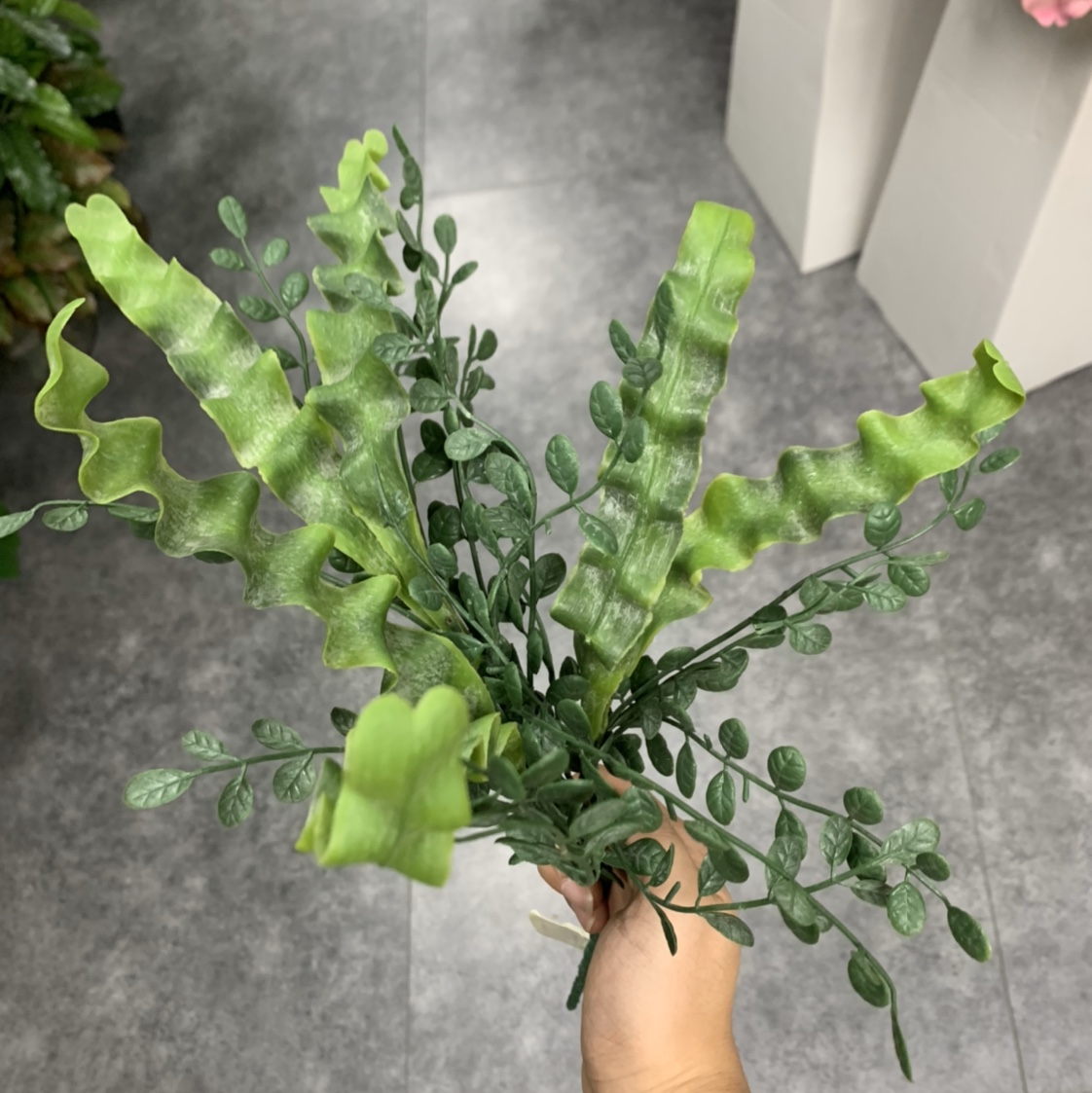 Simulation plant green plant potted home put floor green plant plastic grass 23 thumbnail