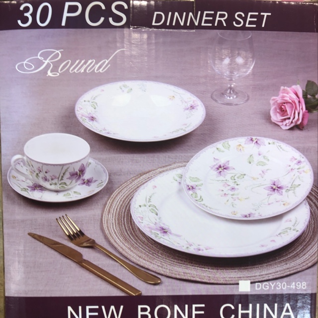 30 pieces of tableware 30 pieces of tableware