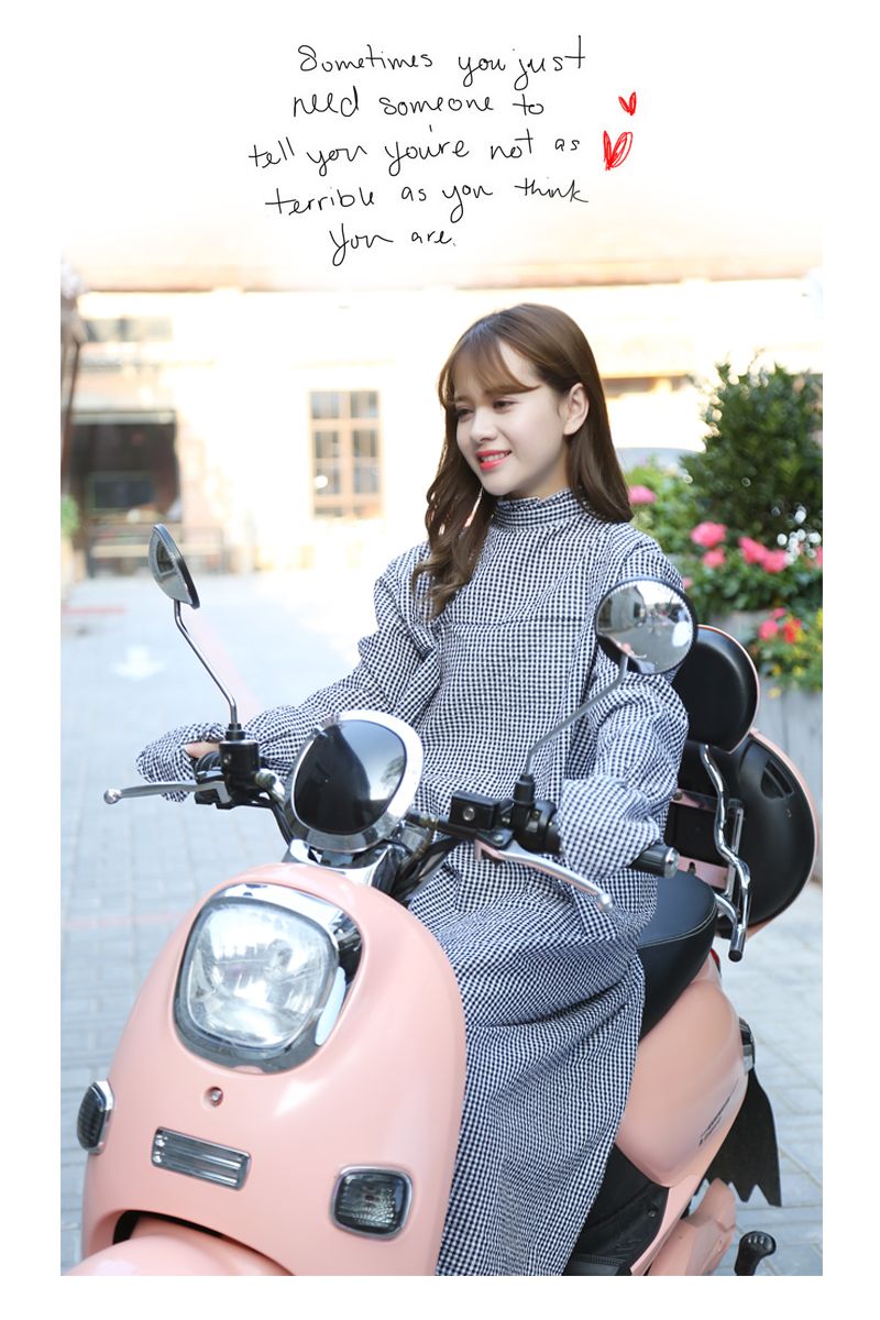 Long Terylene Seersucker Sunscreen Coat details Picture