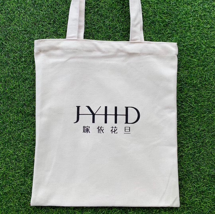 Customized logo canvas shopping bags for advertising