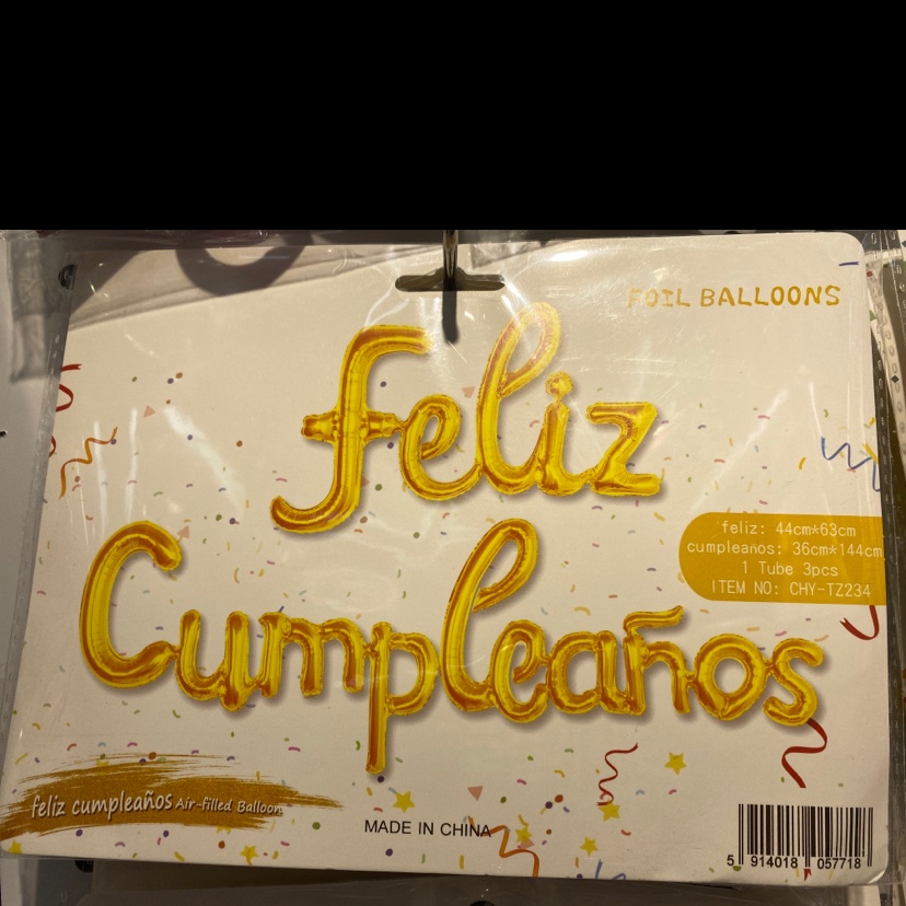 Birthday Party Balloon Decoration Aluminum Film Ball Series Single card Packaging Balloon 3