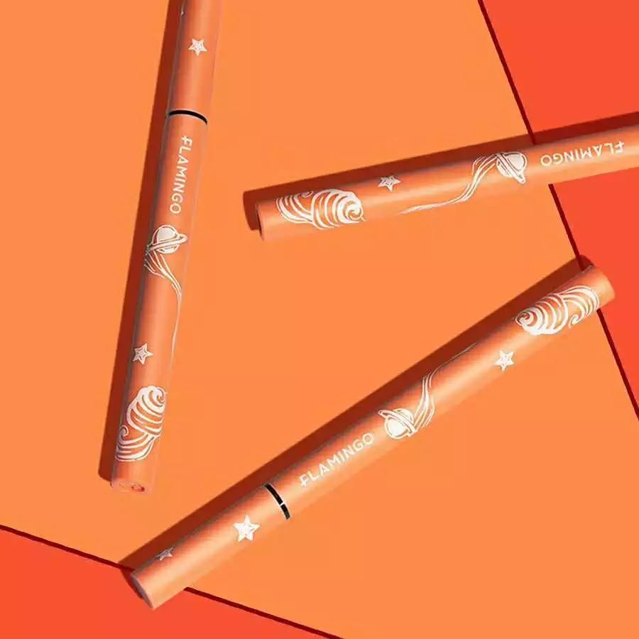 Genuine Flamingo national trend eyeliner liquid pen is waterproof, sweat-proof, does not easily smudge, does not fade for a long time, and ensures smooth eyeliner for beginners detail image 9