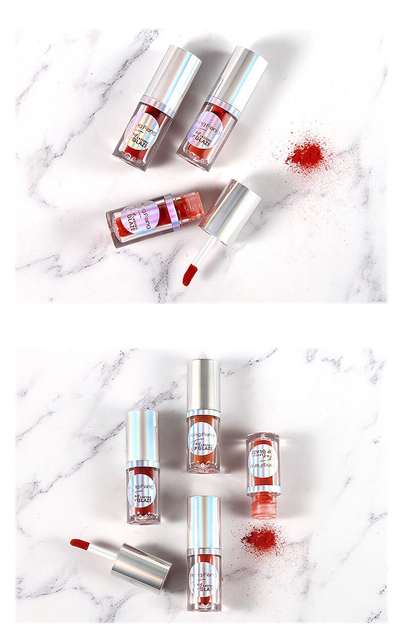 Hengfang Original Color Light Mist Lip Gloss [Lips]H7056 Fine powder essence as light as smoke ⸜(* ॑꒳ˆ *)⋆*❤︎ as thin as air mist velvet water powder texture 💧 smooth when spread and melts on the lips with a touch of hydrating air grain lip powder combination pattern color matching 🌸 freely match with a touch of dazzling color for a more comfortable fit _(• <s:1> ω• 🌸 "∠)_ details Picture