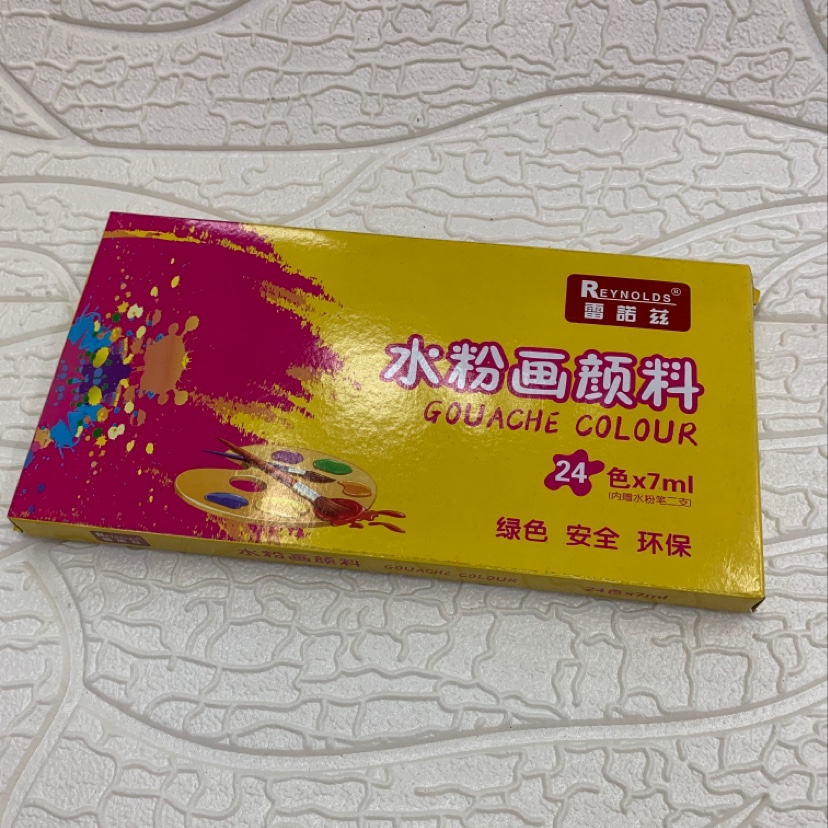 24 color watercolor paint, gouache paint, 7ml small watercolor, art paint