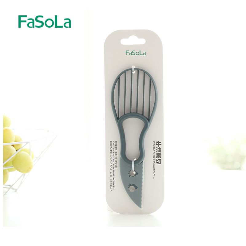 Three-in-one Avocado Magic Tool Slicer, multi-functional cutter, Avocado Cutting tool, pitting and core Removal knife Item Picture