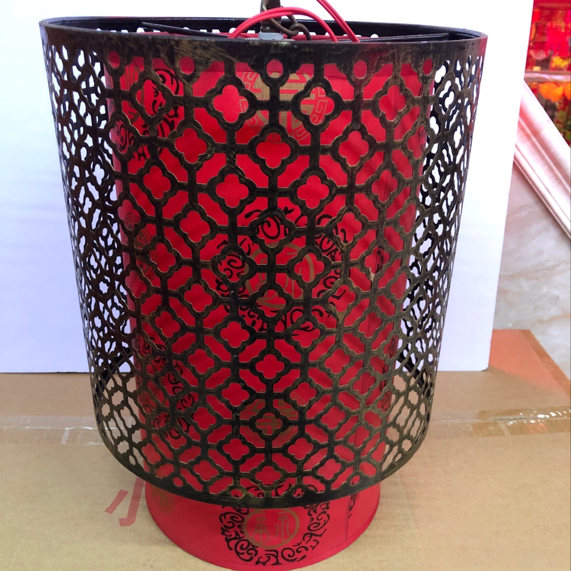 铜钱灯2021新款厂家直销婚庆用品灯笼图