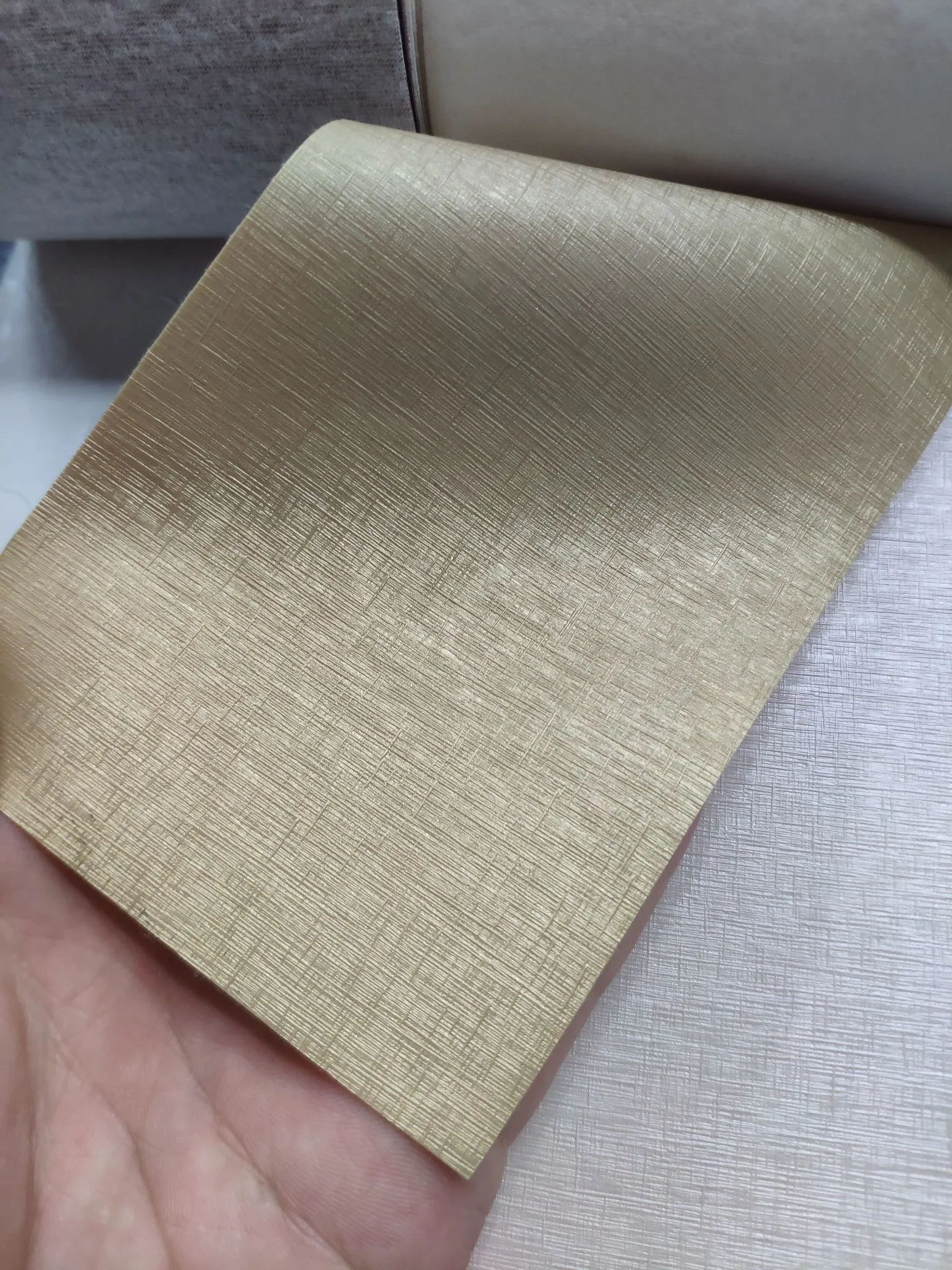 In-stock decorative leather, artificial leather, background wall, soft and hard leather, sliding door leather, with stunning and sharp edges detail image 1