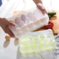 保鲜盒 /塑料鸡蛋盒/厨房保鲜盒 白底实物图