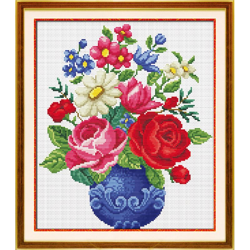 新款diy材料包cross stitch 十字绣客厅工艺品 和谐0057