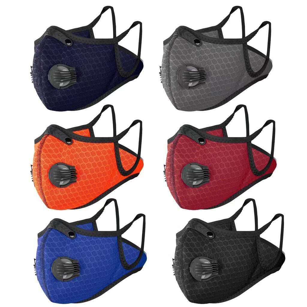Manufacturers spot direct outdoor sports dust-proof and smog-proof cycling masks net cloth cycling masks with breathing valves thumbnail