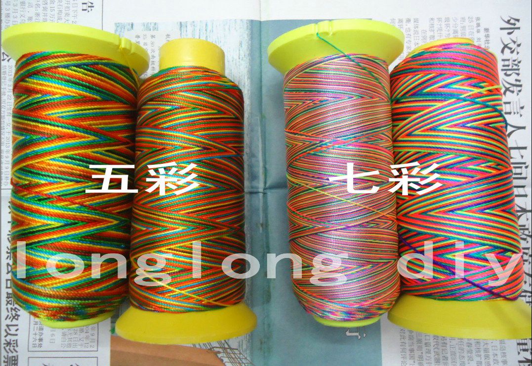 3/6/9/12/15 Stranded thread/Nylon thread/nylon tassel thread/DIY bracelet beaded thread/Nail drawing thread detail image 7