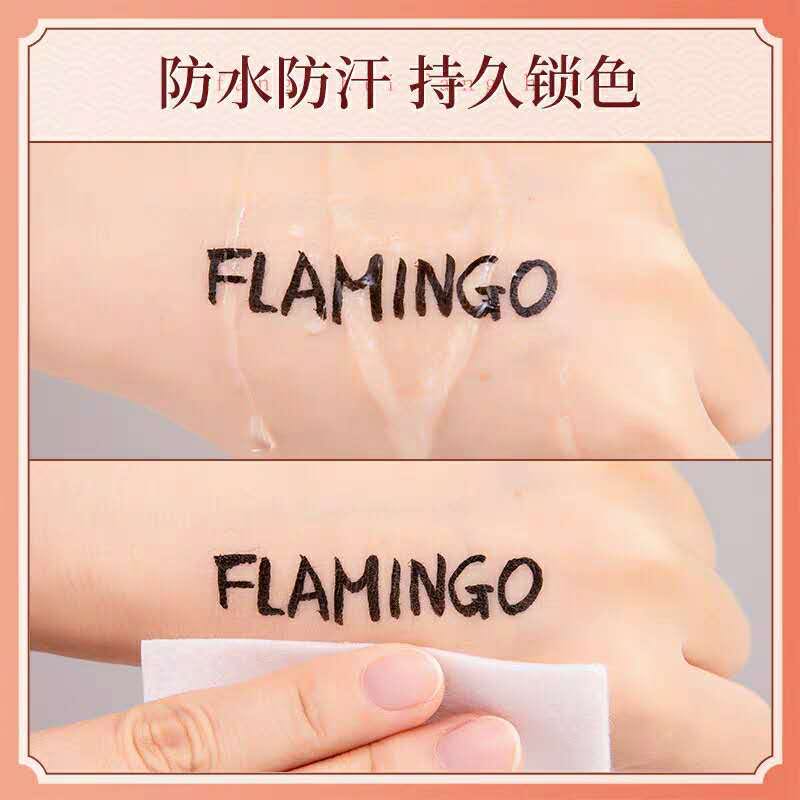 Genuine Flamingo national trend eyeliner liquid pen is waterproof, sweat-proof, does not easily smudge, does not fade for a long time, and ensures smooth eyeliner for beginners Item Picture