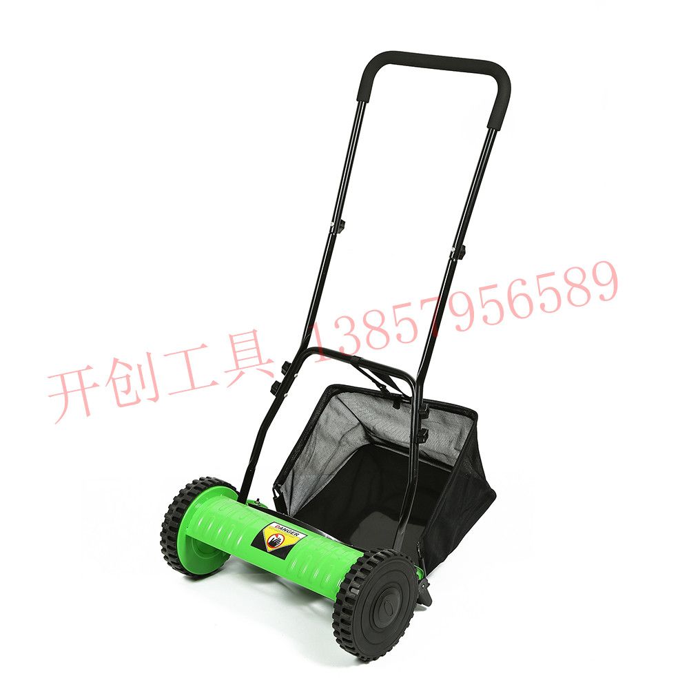 Push lawn mower Push lawn mower 16 "no power no engine roll lawn mower with grass bag