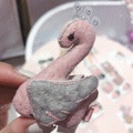 Modern Girl Autumn And Winter Swan Cute Children's Baby Clamp Single Color Mix 20 Batch Free Shipping undefined
