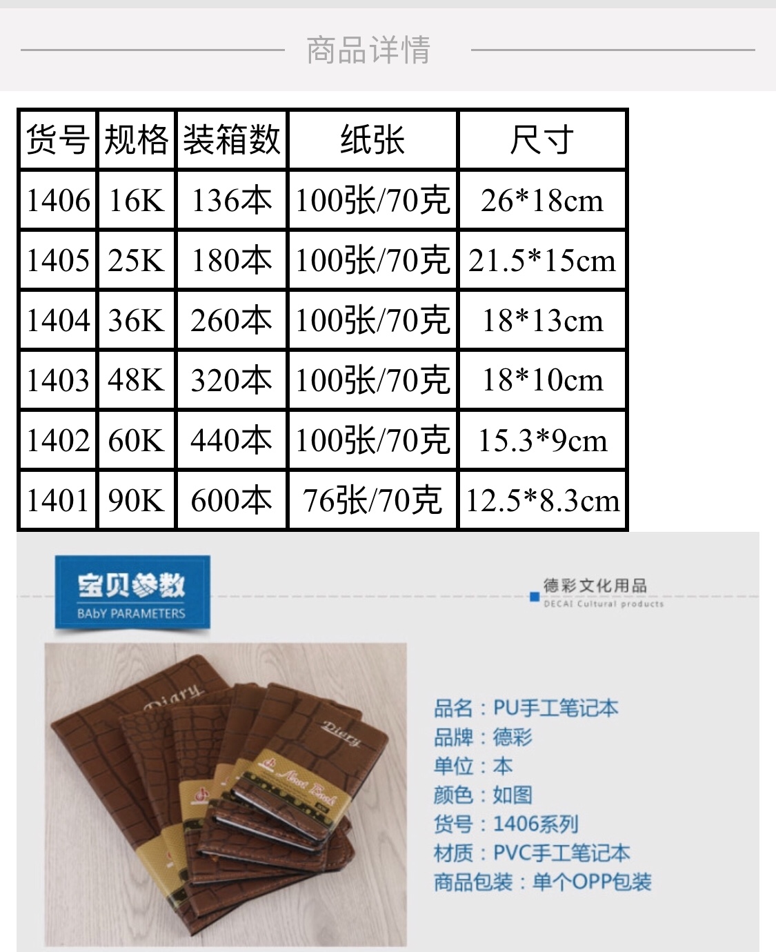 cPU皮面商务手工笔记本记事本产品图