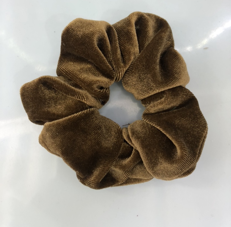 Korean version Korean velvet coffee regular circle large intestine circle Hong Kong Chen jewelry