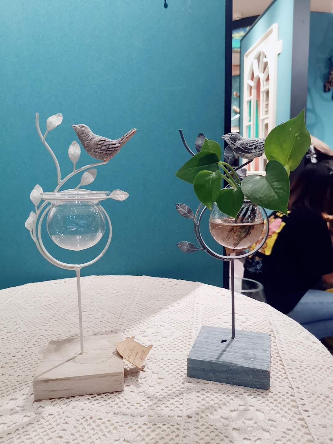 外贸水培小花瓶个性装饰品客厅装饰开业软装家居奢华时尚创意家居装饰品