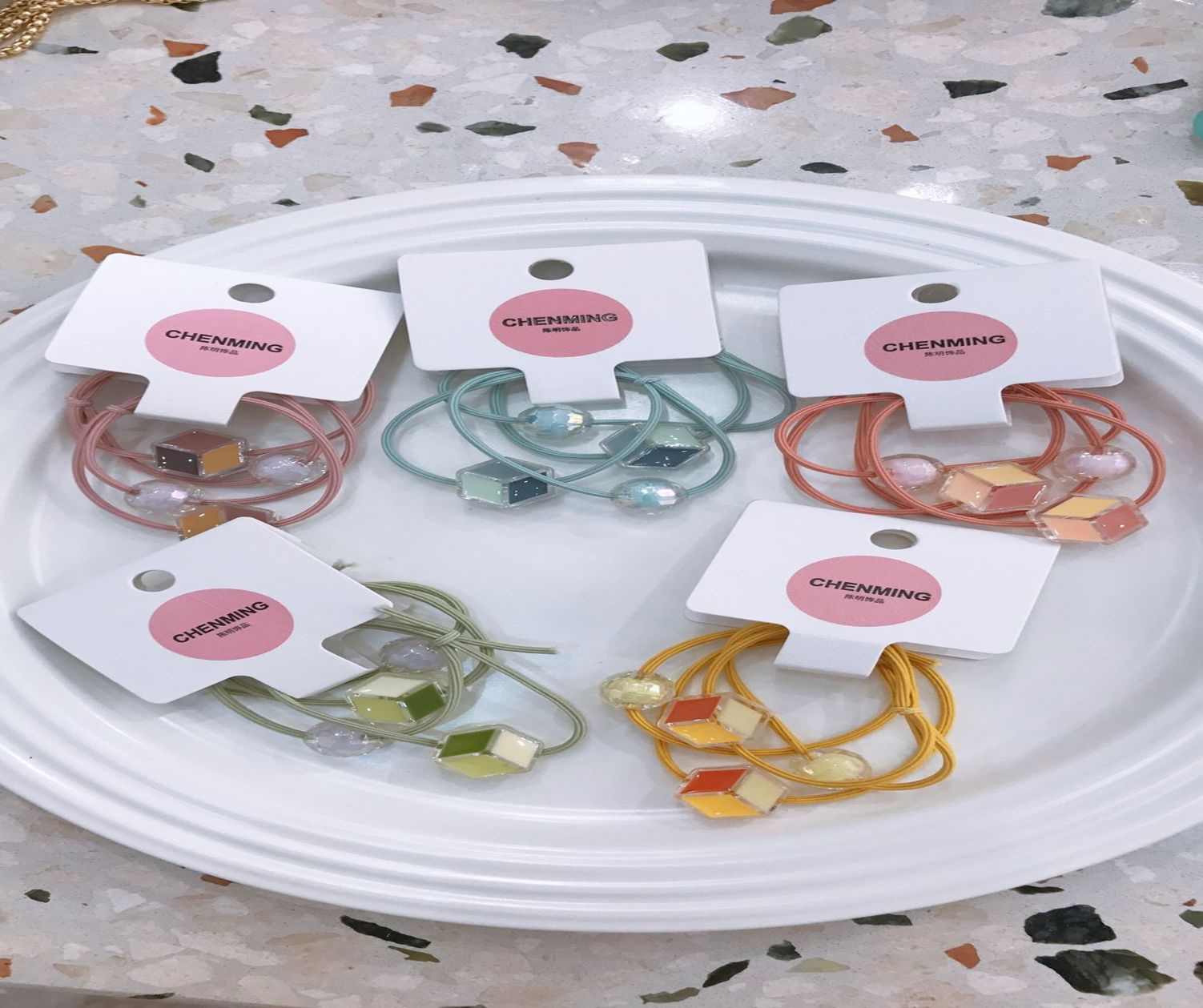Yiwu Selection geometric color headrope /8431