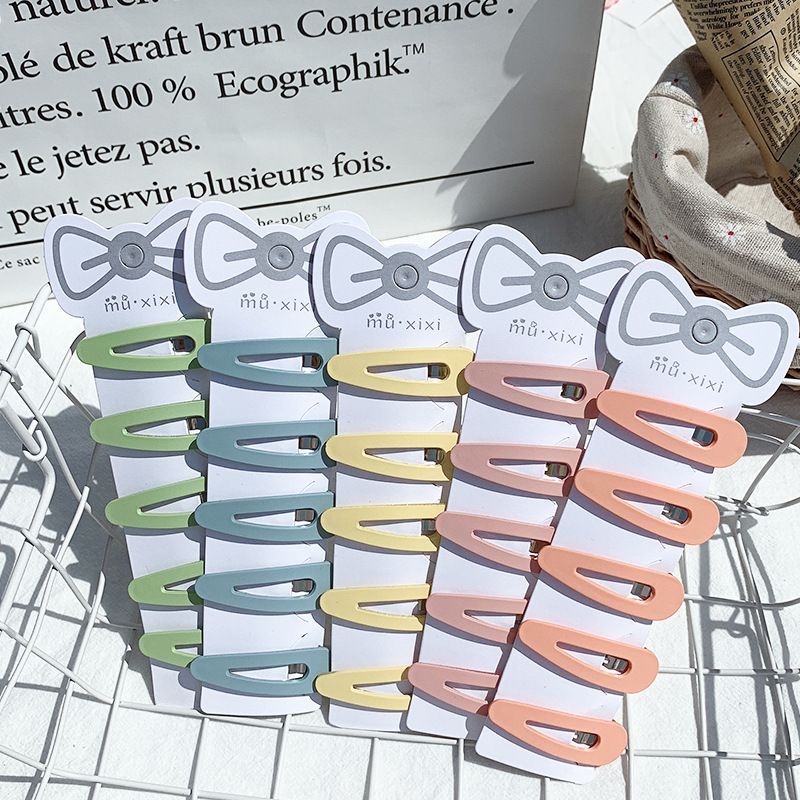 可爱糖果色日韩发夹女侧边夹ins网红刘海夹泫雅后脑勺夹发卡饰品图