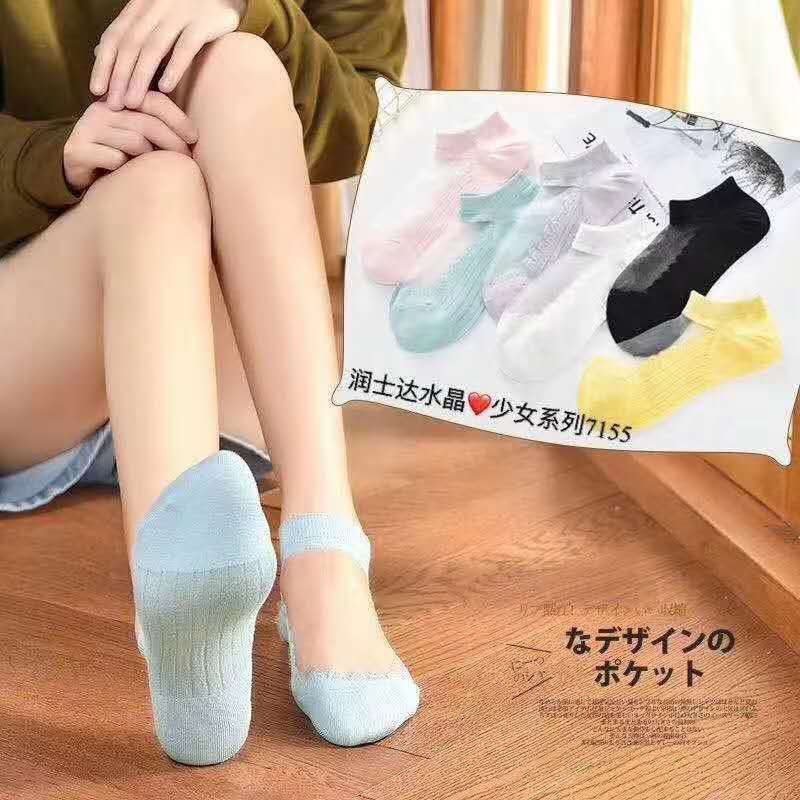 10 pairs of men's and women's boat socks pure cotton spring summer summer thin breathable low top anti-odor absorption sweat invisible boat socks men tide 16 thumbnail