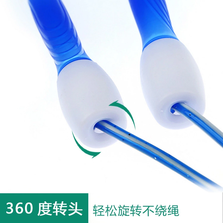 Factory direct sales of PVC skipping ropes, children's and adults' sports products, special training plastic skipping ropes for students' physical education and the high school entrance examination Specification image