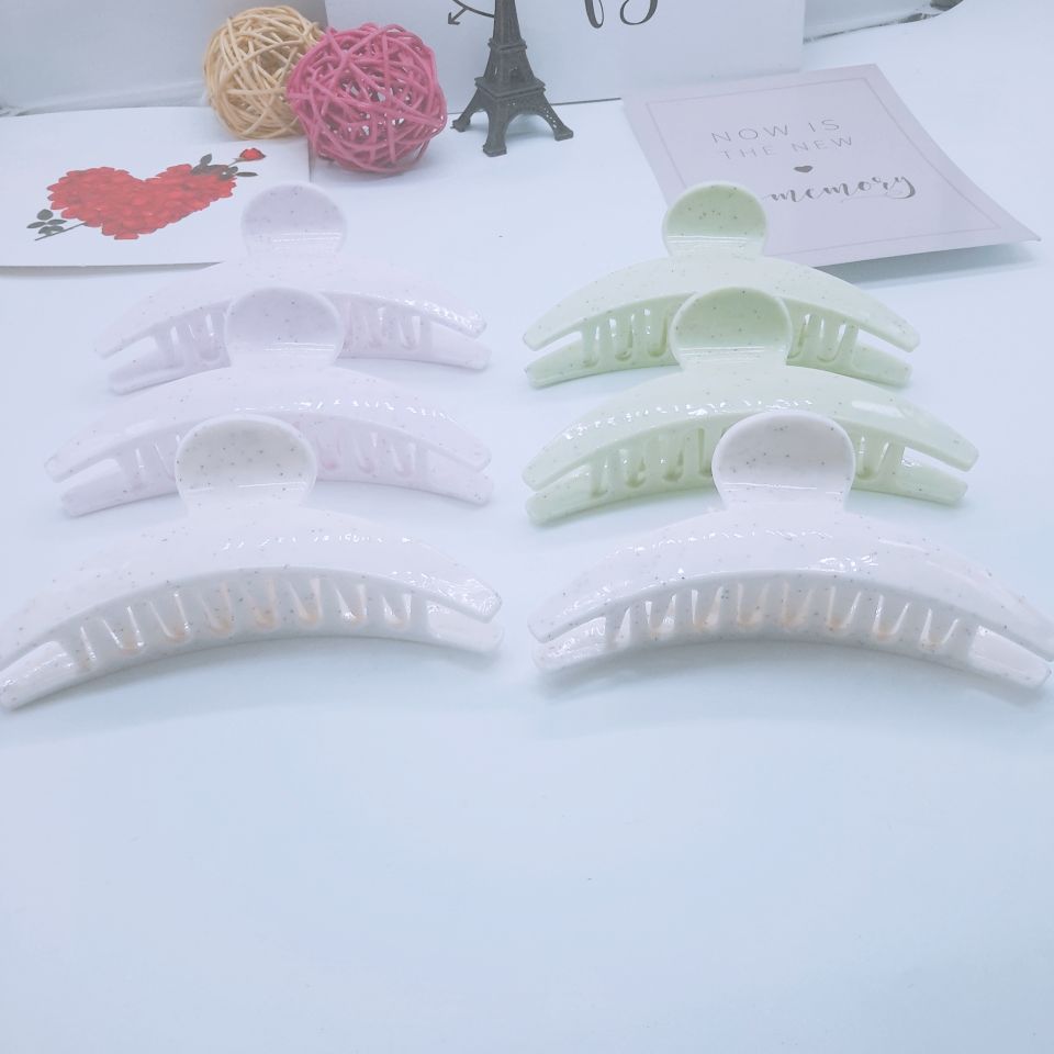 New light head vintage grab clip acrylic large hair card simple basic horsetail hair grab hair decoration woman