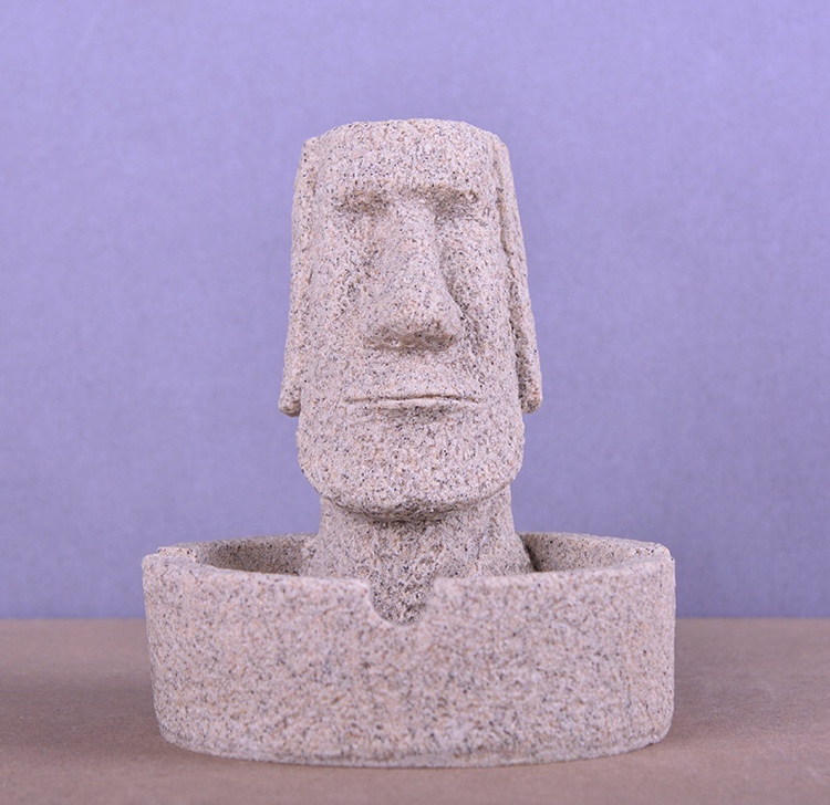 砂岩烟灰缸复活岛