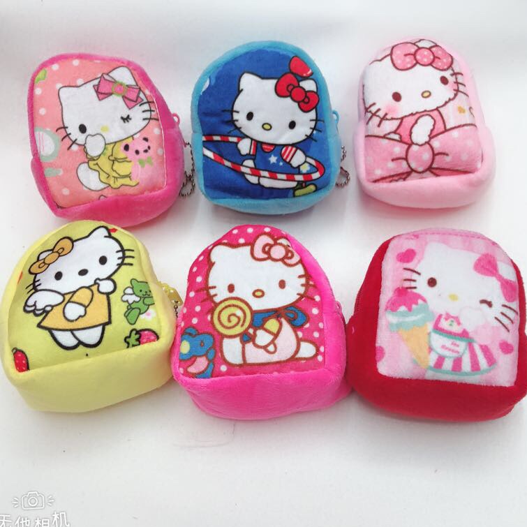 Stuffed toy purse zero purse coin purse printed Princess bag printed bag three-dimensional satchel zero purse