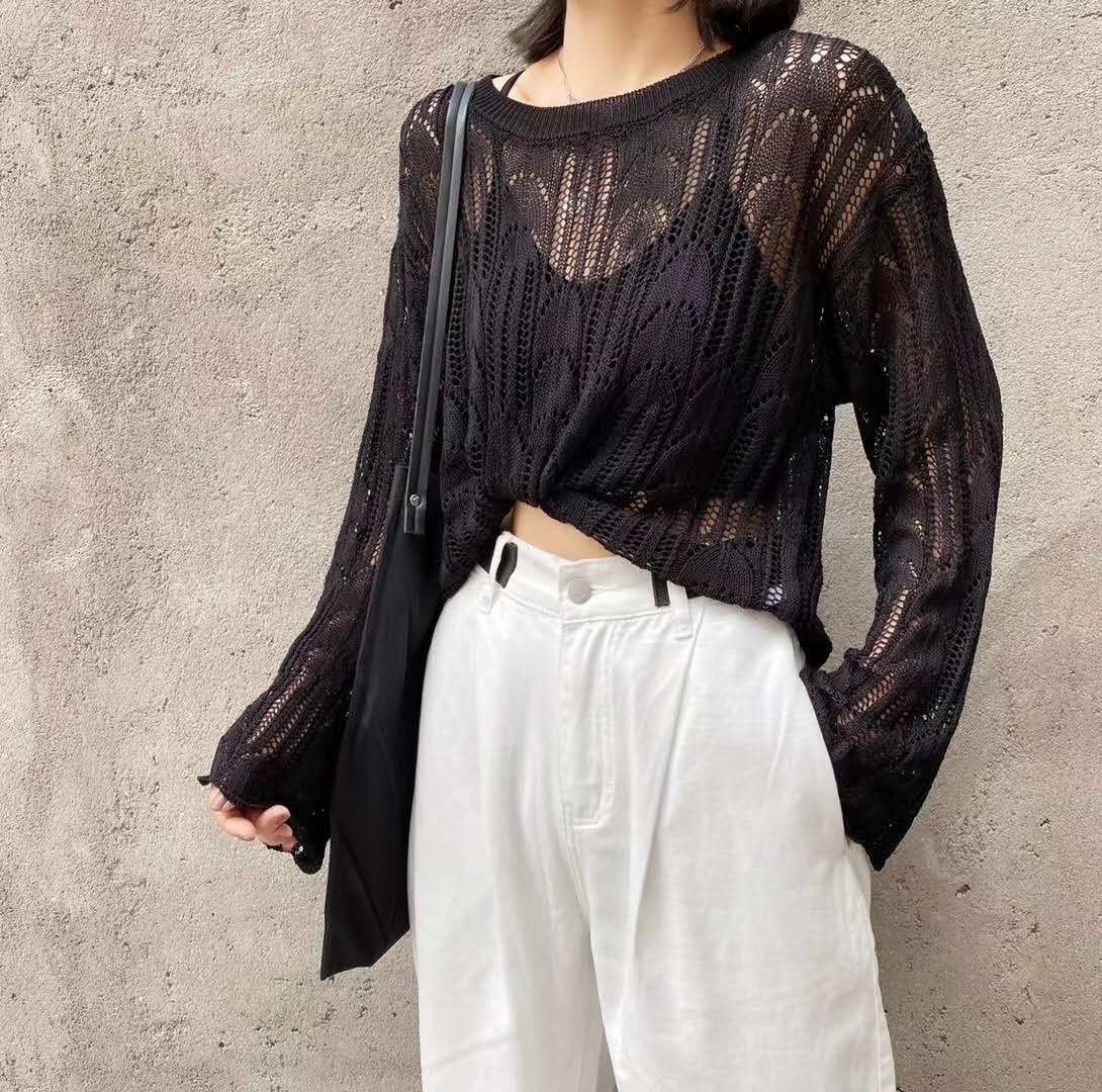 Hollow out long sleeve thumbnail