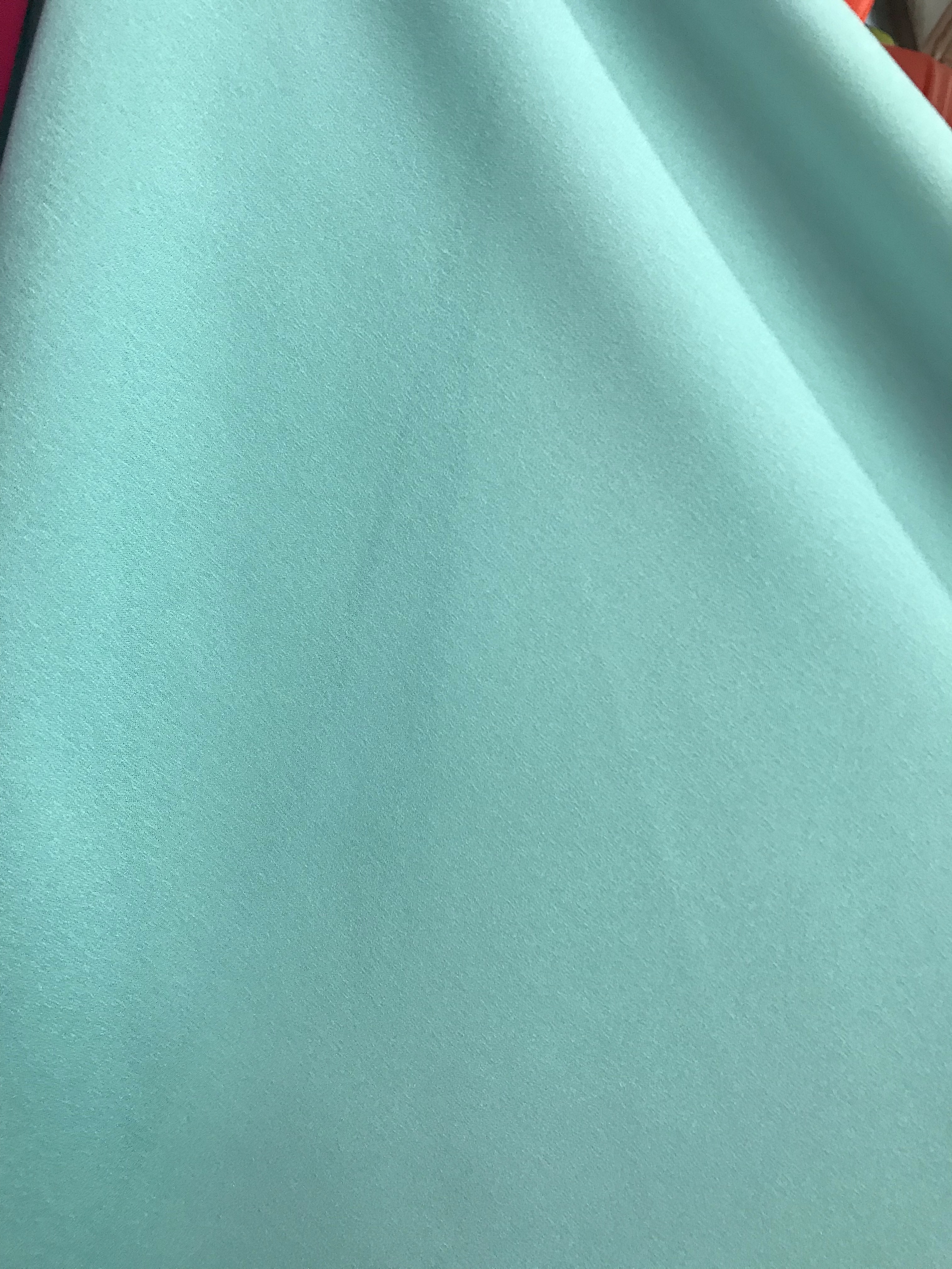 Moon-white shallow water Lanomie crepe four-sided elastic Hanfu and hair accessory fabric details Picture