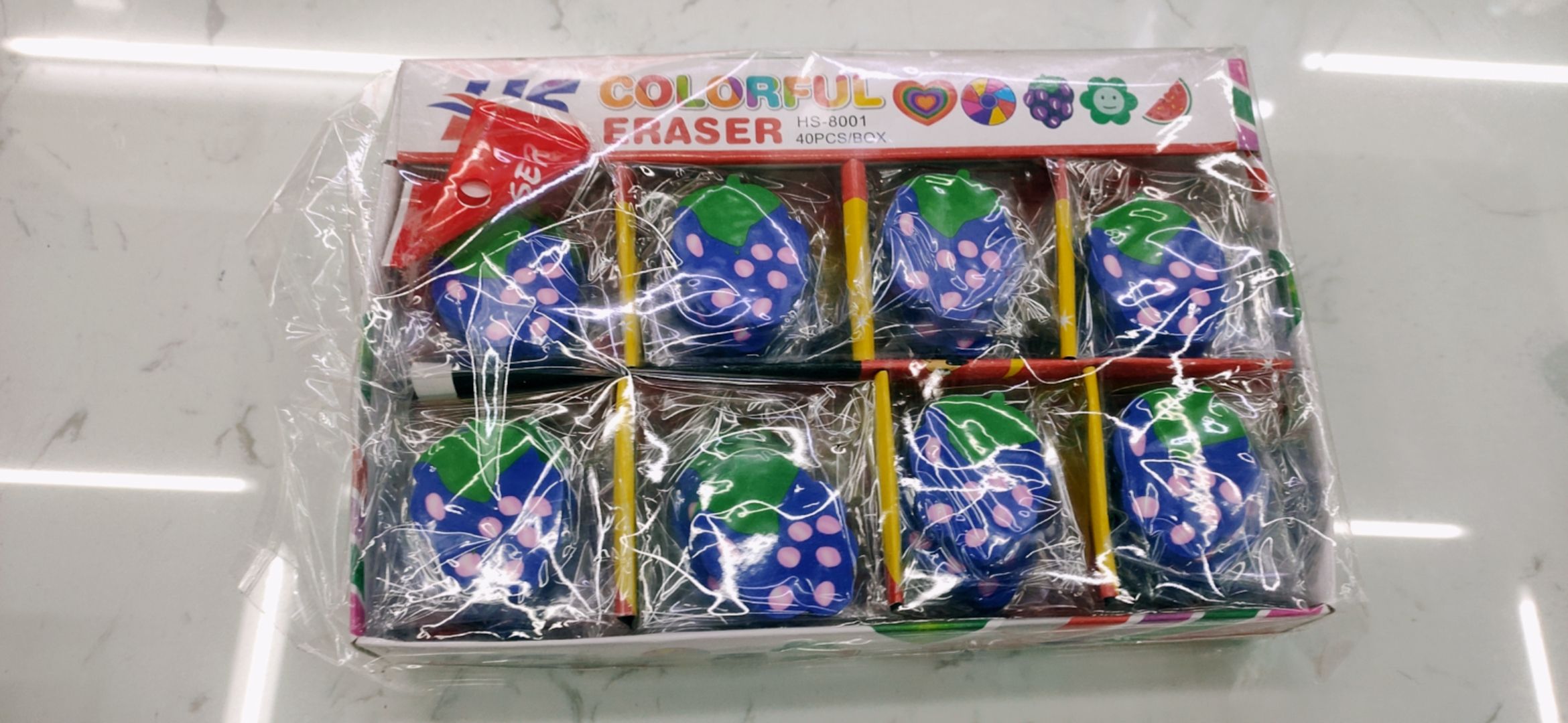 水果橡皮系列产品图
