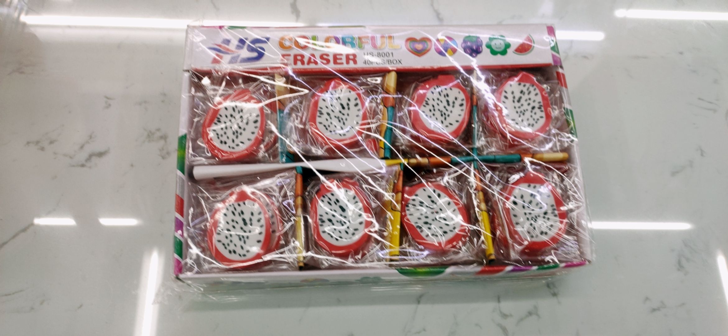 水果橡皮系列细节图