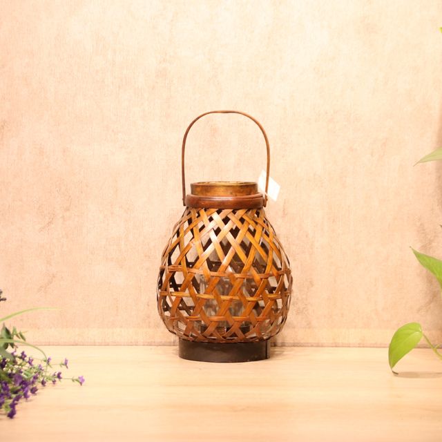 Shang Tai wooden bamboo wind lamp candlestick pendant lampshade can be customized thumbnail
