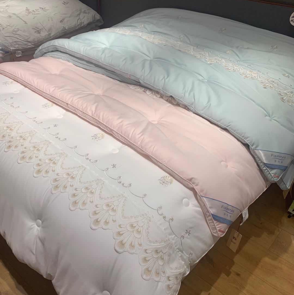 高端冬被绣花系列