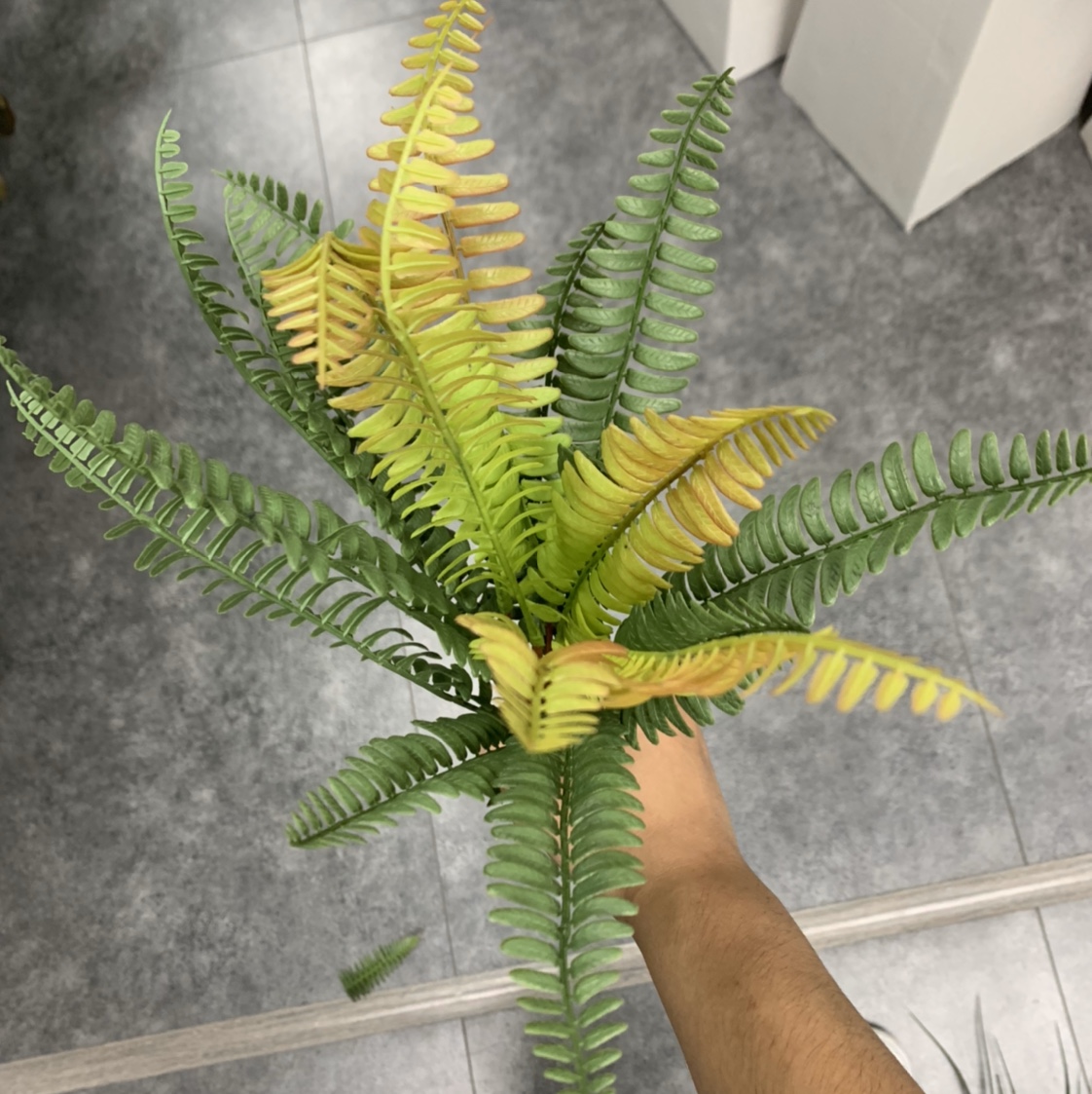 Simulation plant green plant potted home display floor green plant plastic grass 17 thumbnail