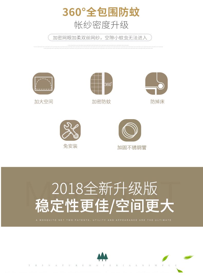 落地不锈钢宫廷蚊帐-星空详情图2