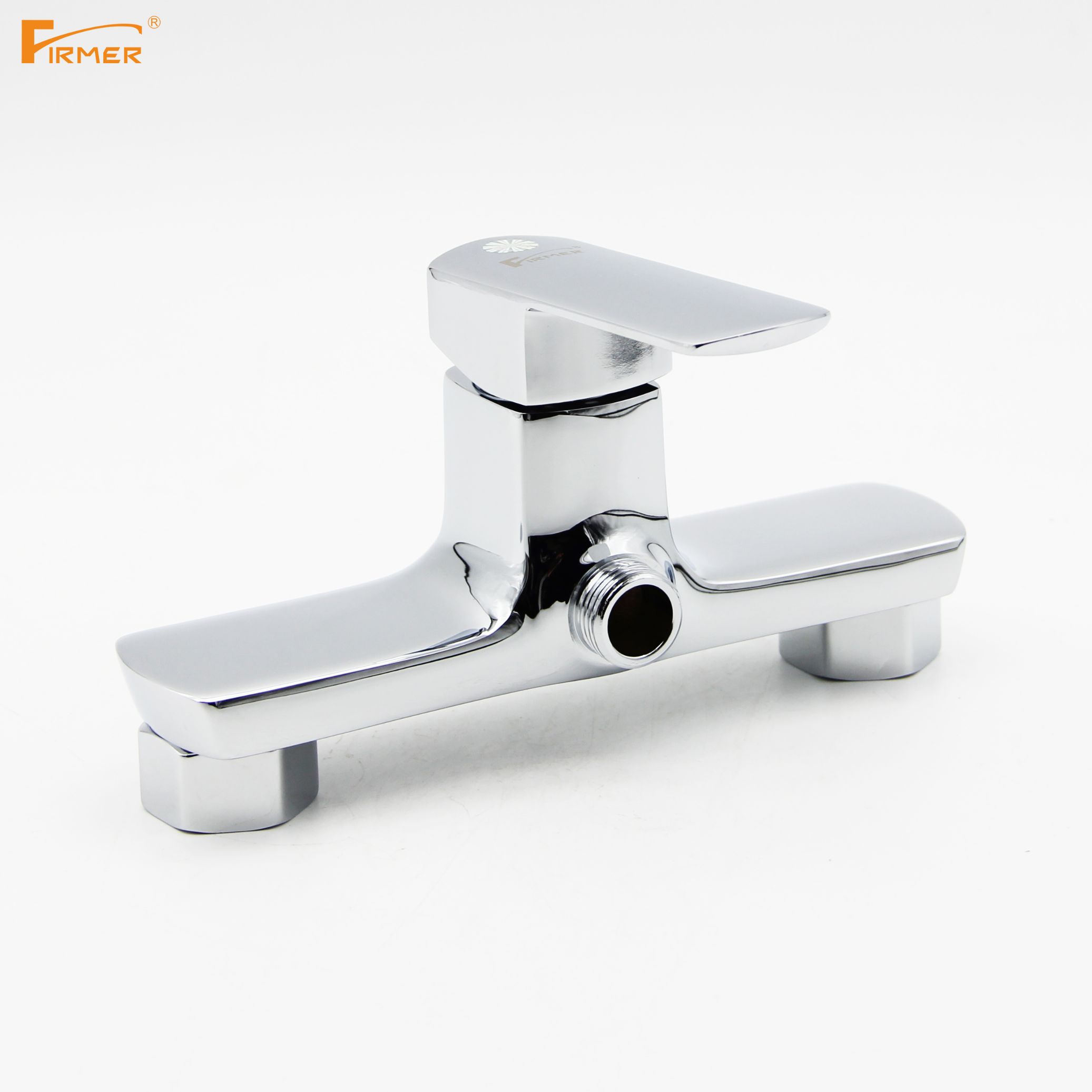 FIRMER shower faucet full copper bath switch bathroom triple cold and hot water faucet full figure