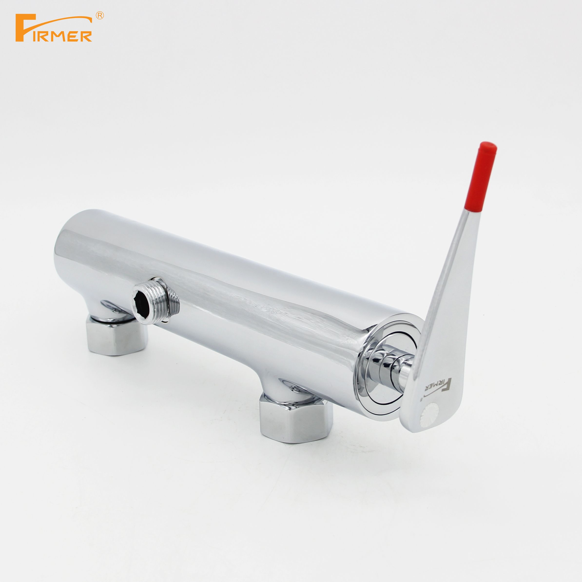 FIRMER full copper bath shower triple faucet hot and cold mixing valve bathroom easy full figure