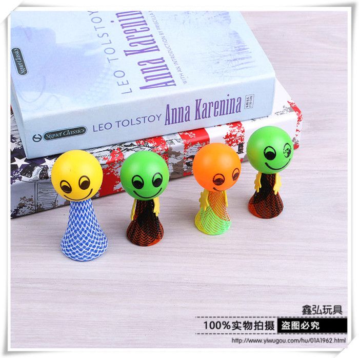卡通弹力球笑脸图案 精品玩具厂家直销 创意儿童玩具塑料玩具批发详情图1