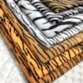 Factory direct sales of short plush zebra print, leopard print and animal print fabrics Specification image