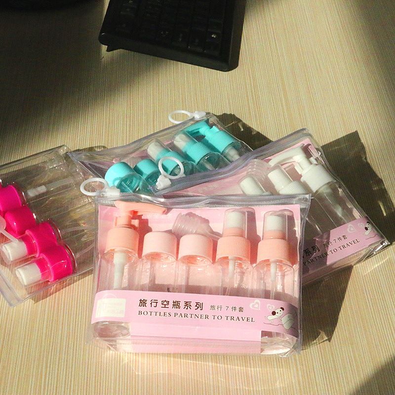 旅行收纳套装7件套空瓶化妆品分装瓶旅行便携分装瓶26410详情图7