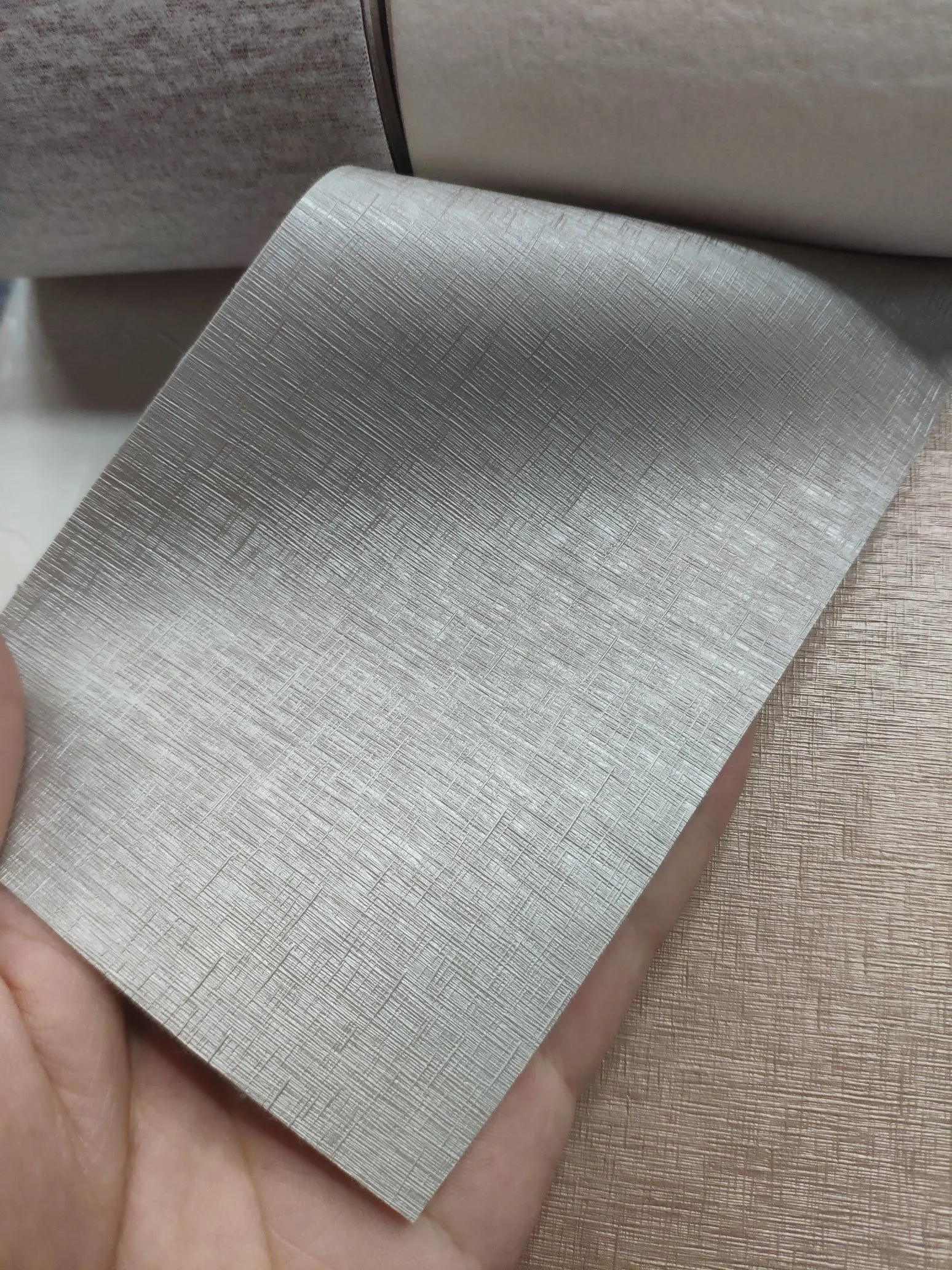 In-stock decorative leather, artificial leather, background wall, soft and hard leather, sliding door leather, with stunning and sharp edges detail image 4