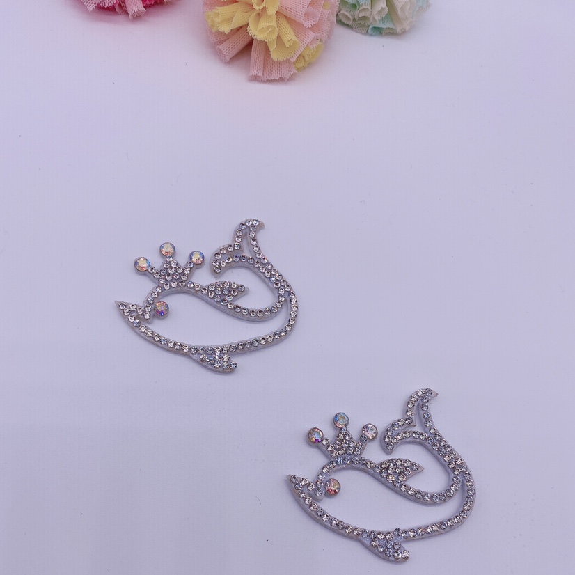 Cute Dolphin ultrasonic embossed patch diy hair accessory semi-finished product Cute Dolphin ultrasonic embossed Patch diy hair accessory semi-finished product Cute Dolphin Ultrasonic embossed Patch diy Hair