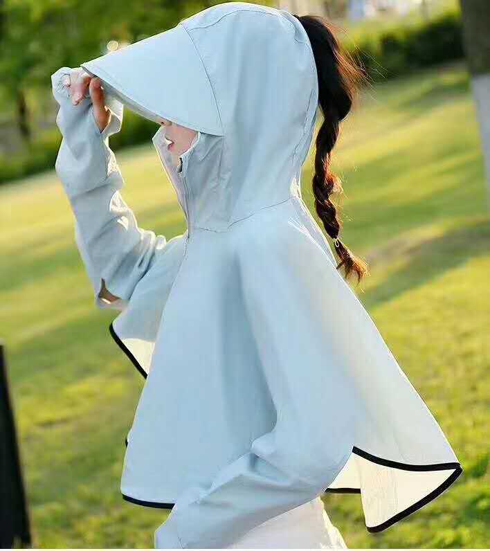 Women's hooded sun Block 1